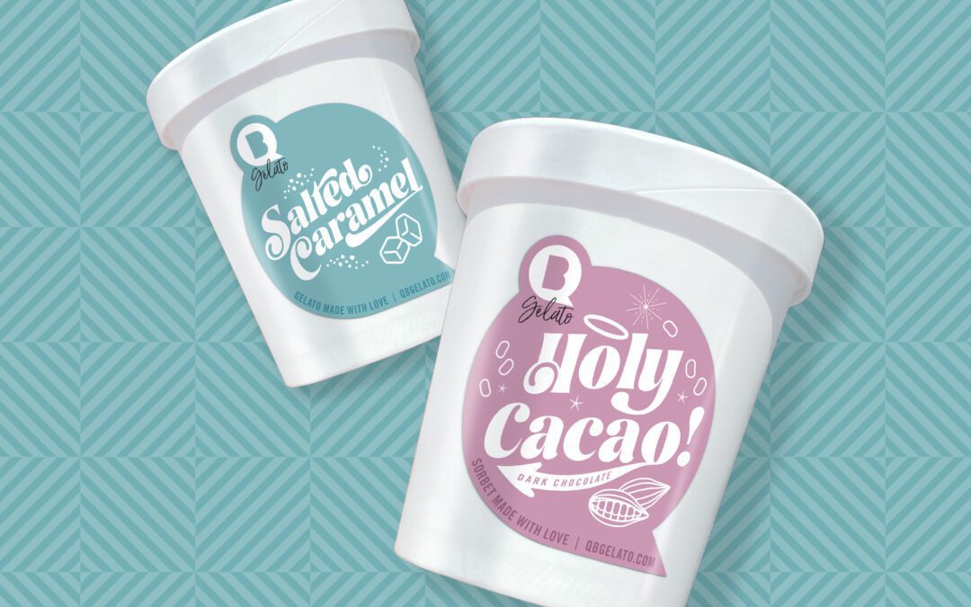 QB Gelato & Bakery Brand Refresh
