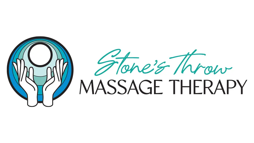 Stone's Throw Massage Therapy final horizontal logo