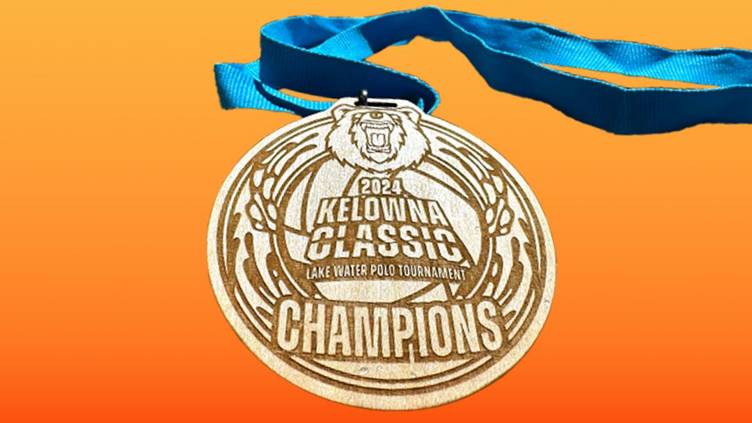 Kelowna Classic Lake Water Polo Tournament Champions medal